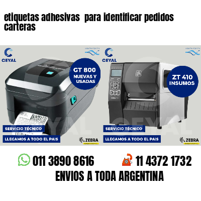etiquetas adhesivas  para identificar pedidos carteras