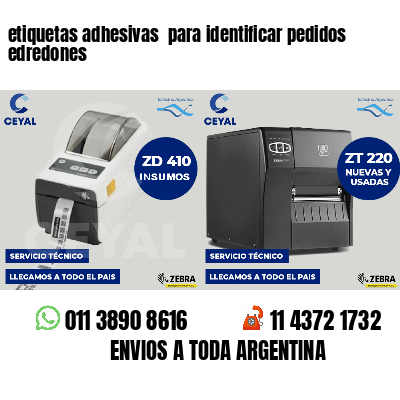 etiquetas adhesivas  para identificar pedidos edredones