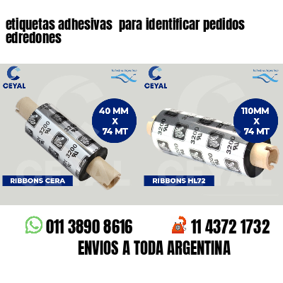 etiquetas adhesivas  para identificar pedidos edredones