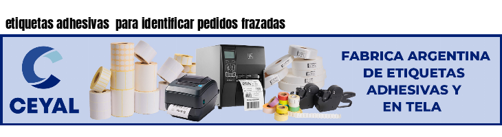 etiquetas adhesivas  para identificar pedidos frazadas