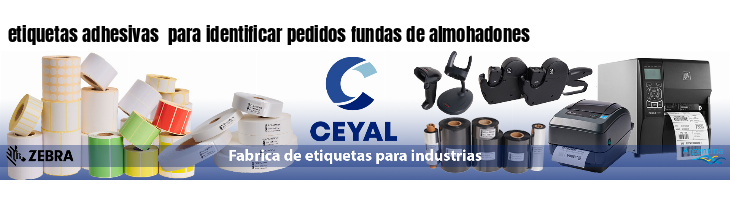 etiquetas adhesivas  para identificar pedidos fundas de almohadones