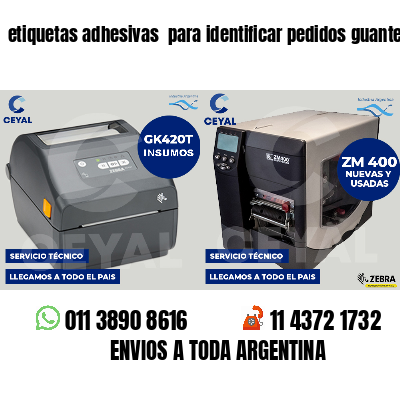 etiquetas adhesivas  para identificar pedidos guantes