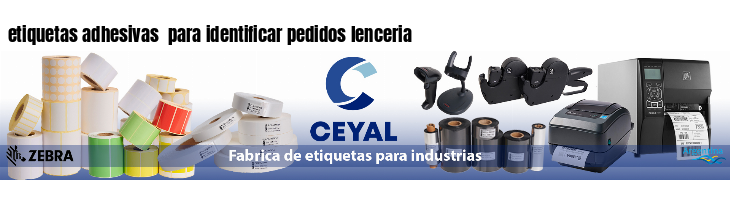 etiquetas adhesivas  para identificar pedidos lenceria