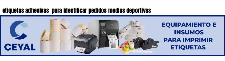 etiquetas adhesivas  para identificar pedidos medias deportivas