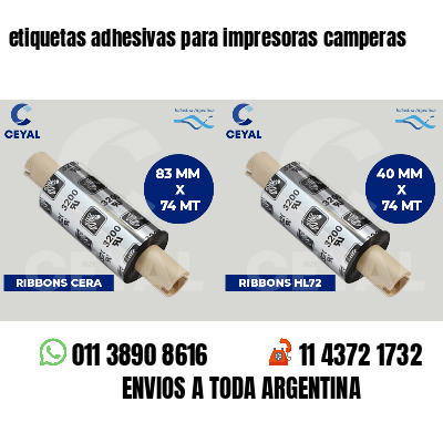 etiquetas adhesivas para impresoras camperas