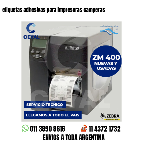 etiquetas adhesivas para impresoras camperas