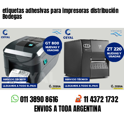 etiquetas adhesivas para impresoras distribución Bodegas