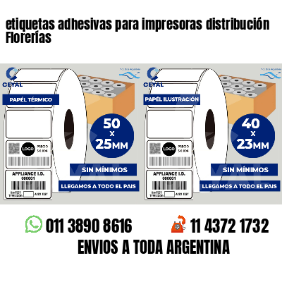 etiquetas adhesivas para impresoras distribución Florerías