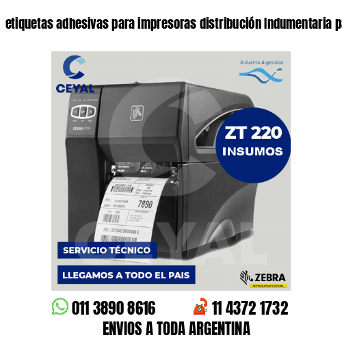etiquetas adhesivas para impresoras distribución Indumentaria para niños