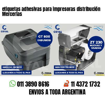 etiquetas adhesivas para impresoras distribución Mercerías