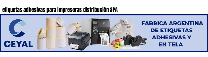 etiquetas adhesivas para impresoras distribución SPA