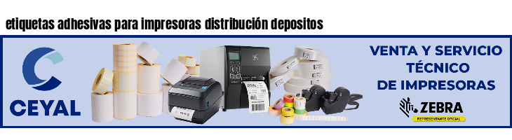 etiquetas adhesivas para impresoras distribución depositos