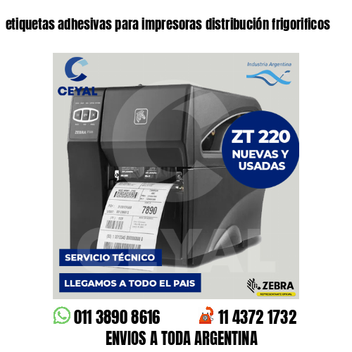 etiquetas adhesivas para impresoras distribución frigorificos