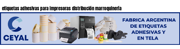 etiquetas adhesivas para impresoras distribución marroquinería