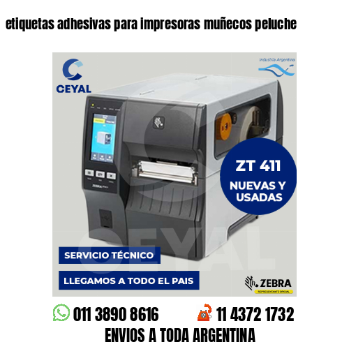 etiquetas adhesivas para impresoras muñecos peluche