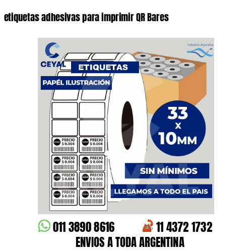 etiquetas adhesivas para imprimir QR Bares