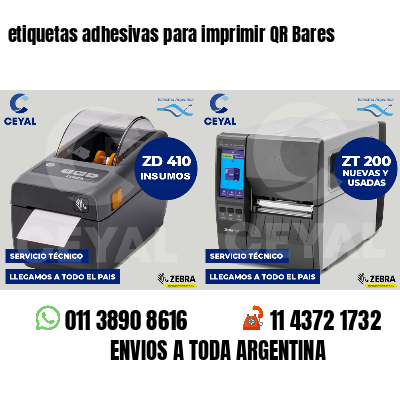 etiquetas adhesivas para imprimir QR Bares