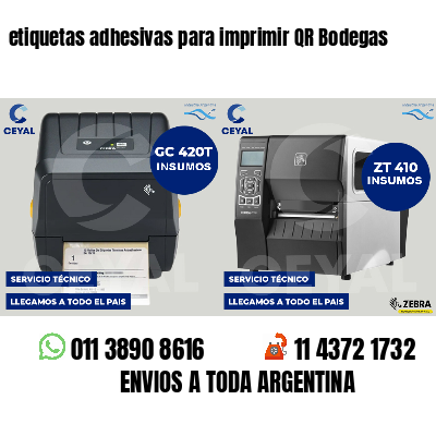 etiquetas adhesivas para imprimir QR Bodegas