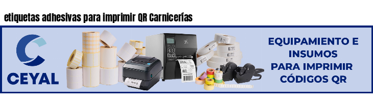 etiquetas adhesivas para imprimir QR Carnicerías