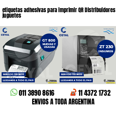 etiquetas adhesivas para imprimir QR Distribuidores de juguetes