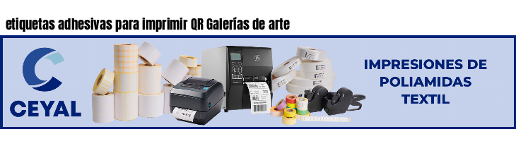 etiquetas adhesivas para imprimir QR Galerías de arte