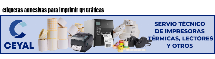 etiquetas adhesivas para imprimir QR Gráficas