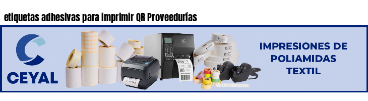 etiquetas adhesivas para imprimir QR Proveedurías