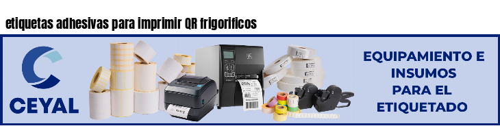 etiquetas adhesivas para imprimir QR frigorificos