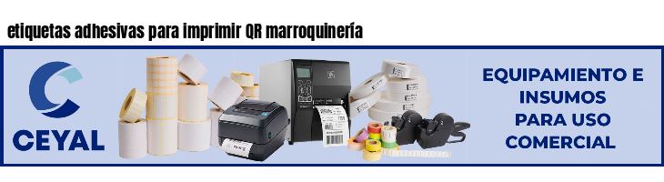 etiquetas adhesivas para imprimir QR marroquinería