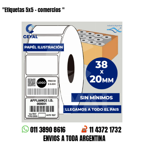 «Etiquetas 5×5 – comercios	«