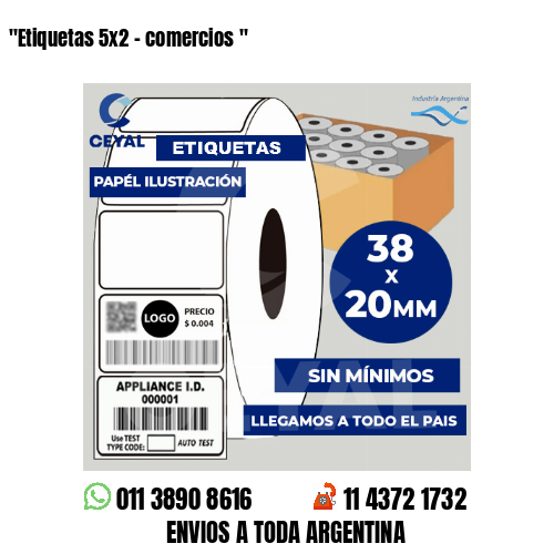 «Etiquetas 5×2 – comercios	«