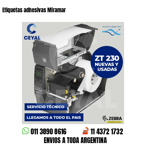 Etiquetas adhesivas Miramar