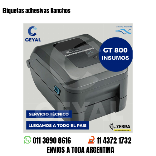 Etiquetas adhesivas Ranchos