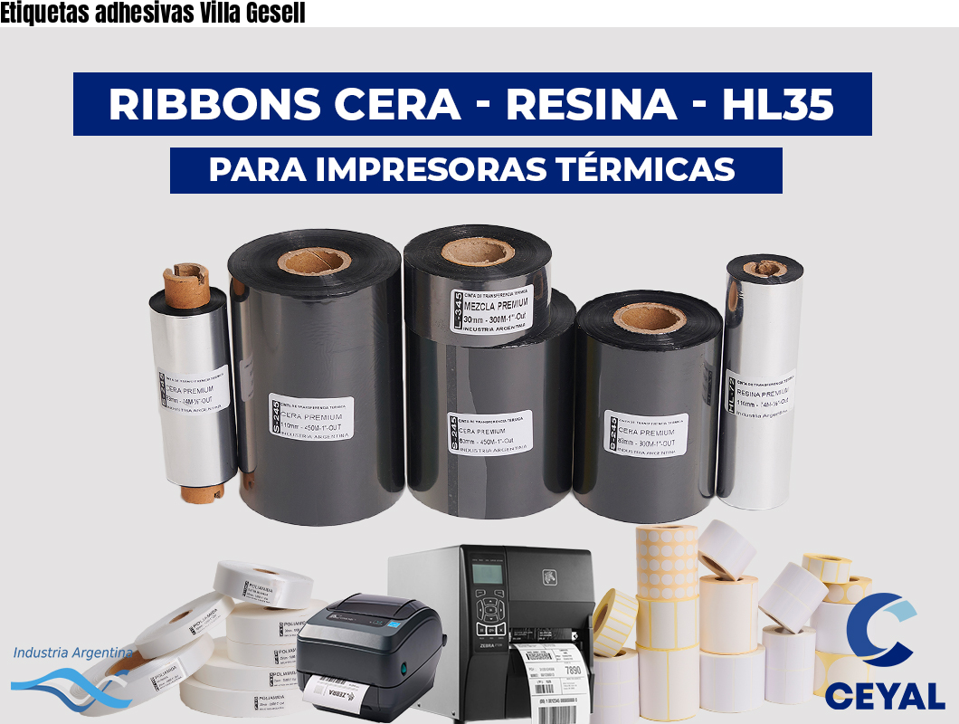 Etiquetas adhesivas Villa Gesell