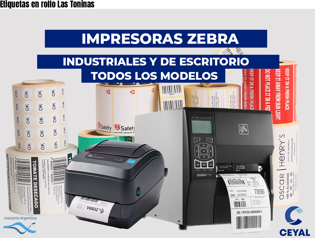 Etiquetas en rollo Las Toninas