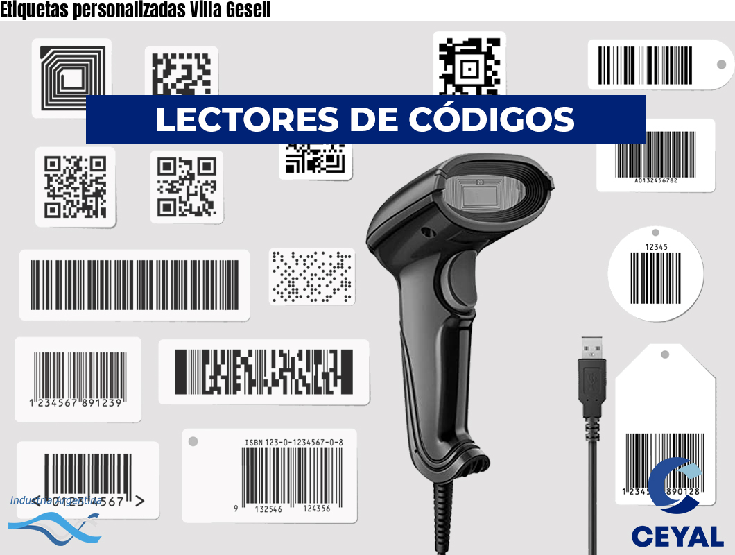 Etiquetas personalizadas Villa Gesell