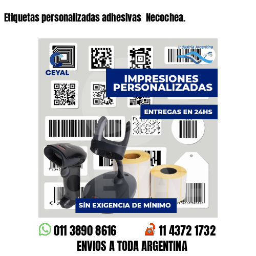 Etiquetas personalizadas adhesivas  Necochea.