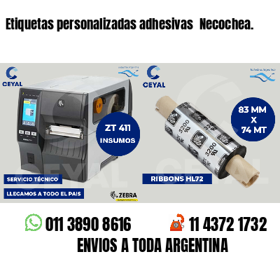 Etiquetas personalizadas adhesivas  Necochea.