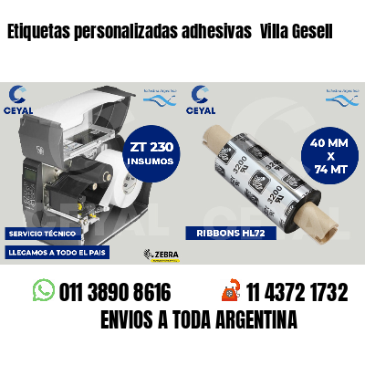 Etiquetas personalizadas adhesivas  Villa Gesell