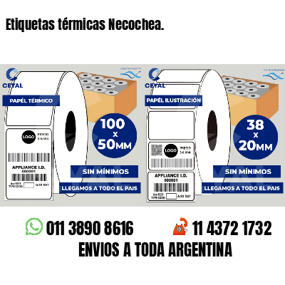 Etiquetas térmicas Necochea.