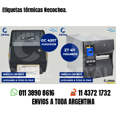 Etiquetas térmicas Necochea.