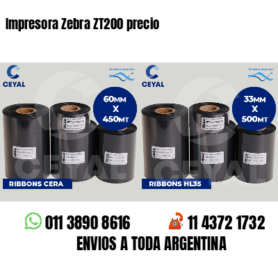 Impresora Zebra ZT200 precio