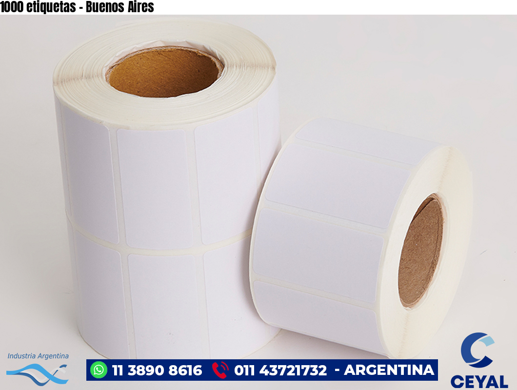 1000 etiquetas – Buenos Aires