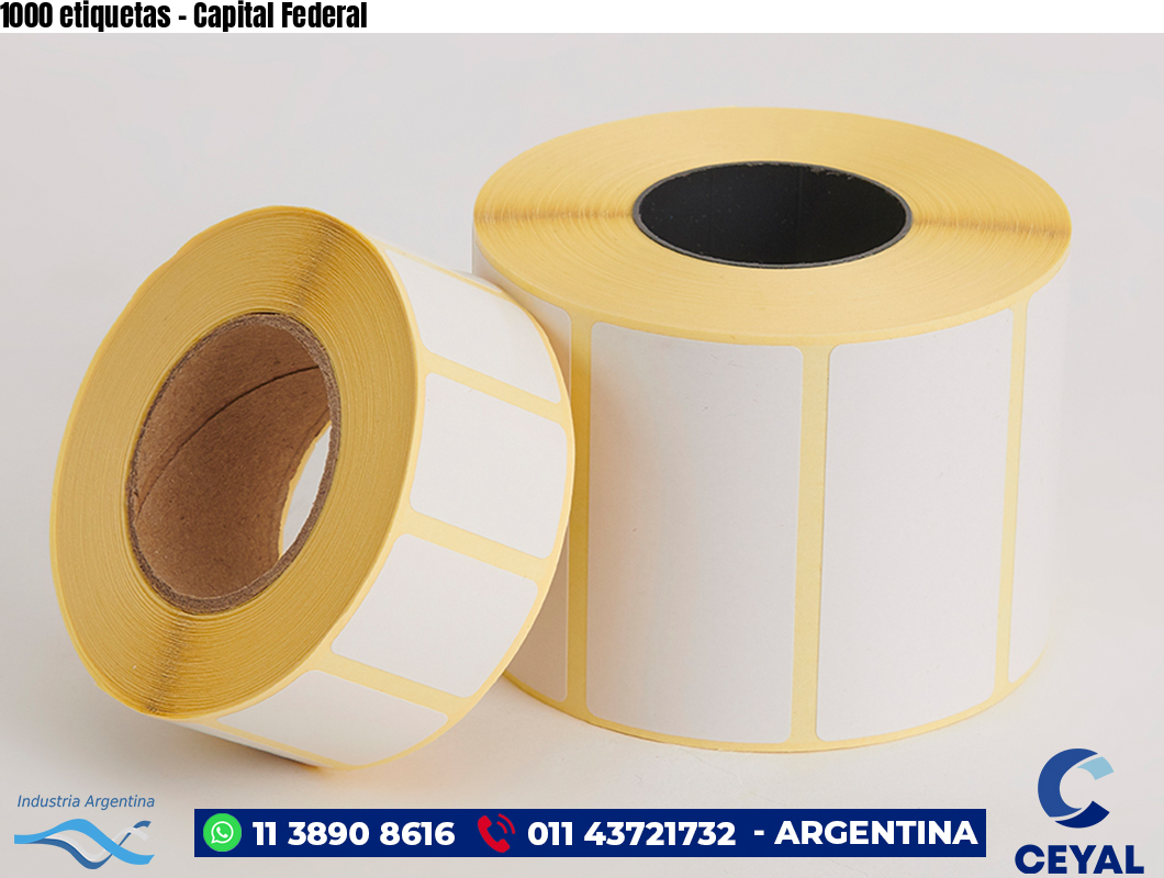 1000 etiquetas - Capital Federal