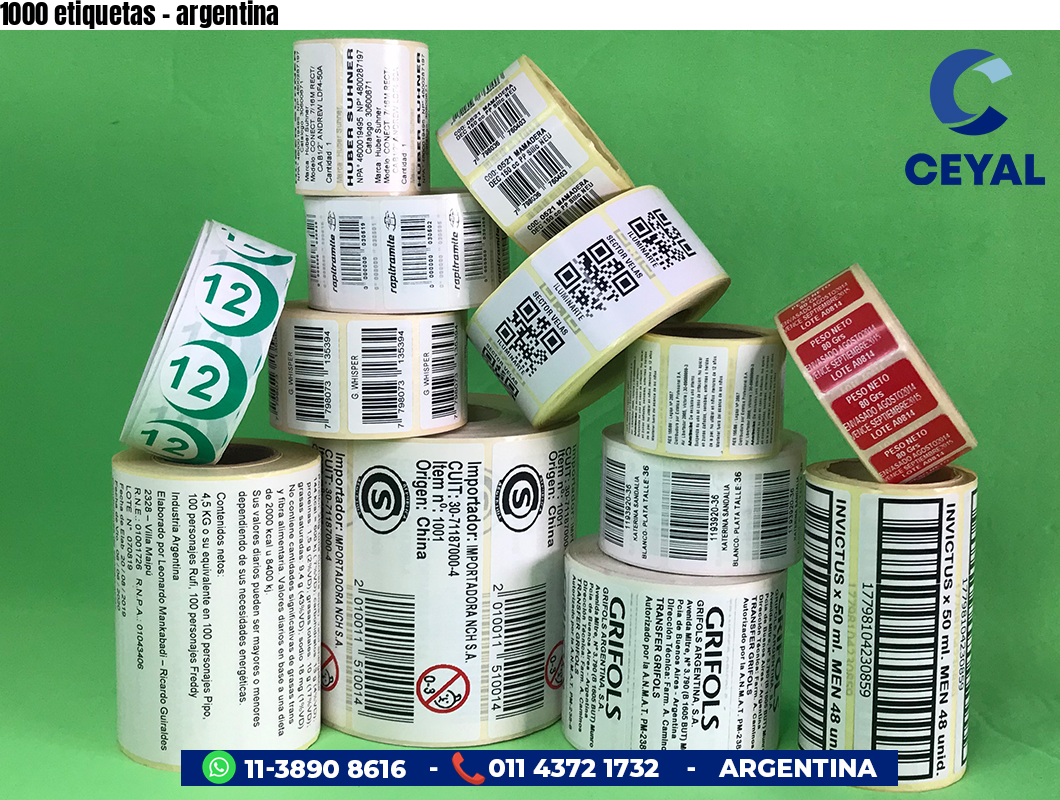 1000 etiquetas - argentina