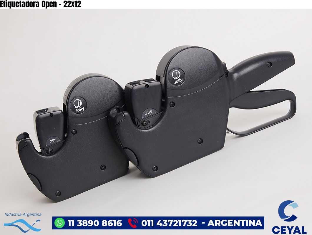 Etiquetadora Open – 22×12