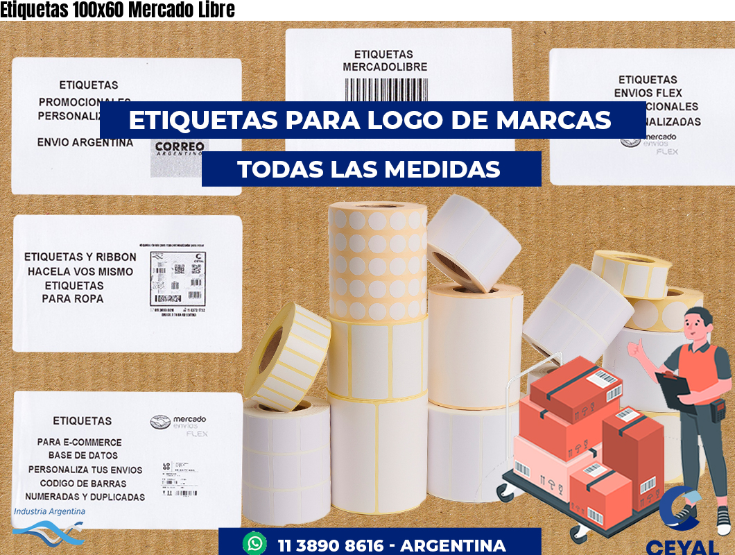 Etiquetas 100x60 Mercado Libre