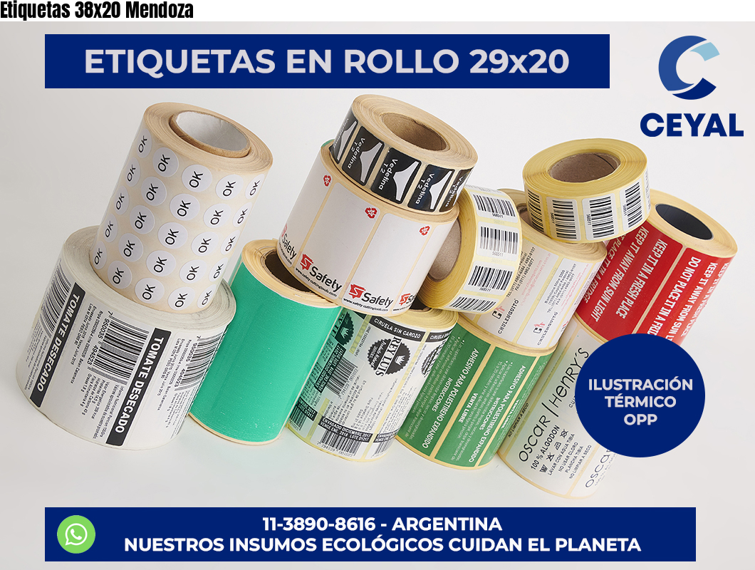 Etiquetas 38×20 Mendoza