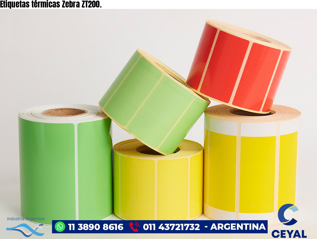 Etiquetas térmicas Zebra ZT200.