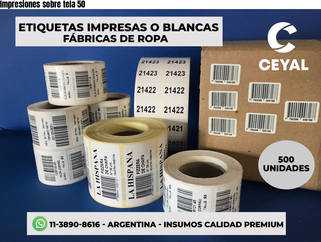 Impresiones sobre tela 50